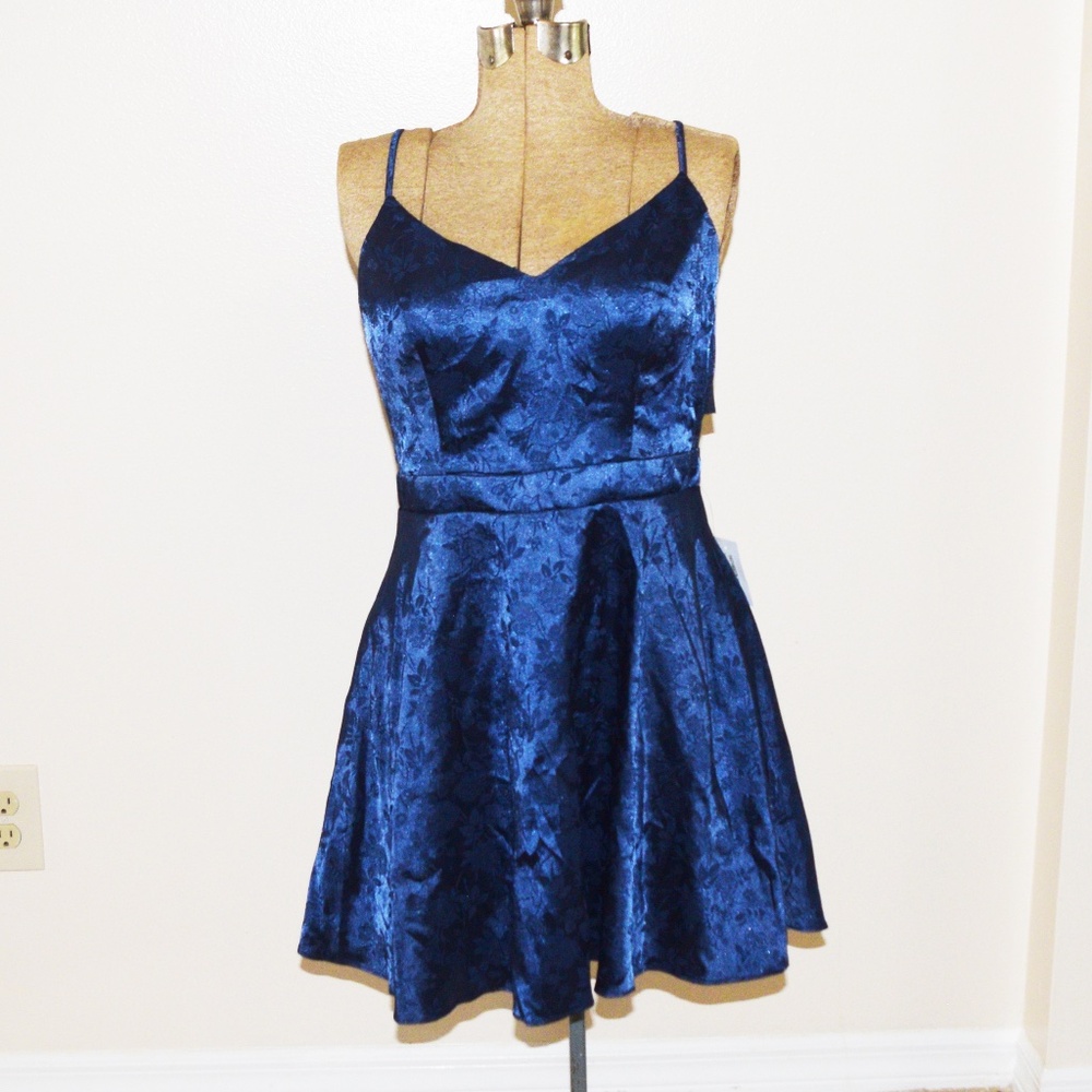 NWT B.Darlin nearest party short fit and flare dress size 9/10 - Picture 3 of 11